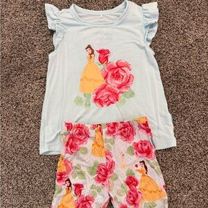 Belle Posh Peanut Light Blue and Red Kids Set